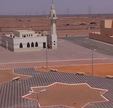 Hail Housing Project mosque plaza